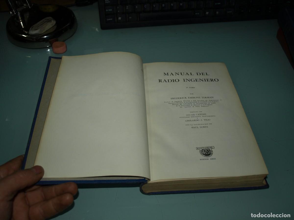 Libros: Manual del radio ingeniero, 2 tomos, Terman - Foto 2