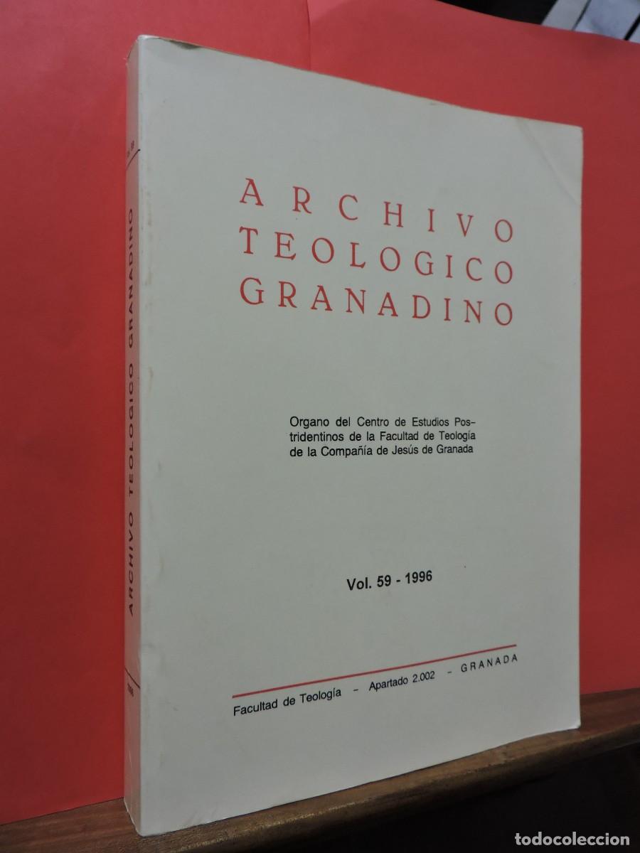 Livres: Archivo Teol&oacute;gico Granadino. Vol. 59 (1996). Facultad de Teolog&iacute;a. Granada