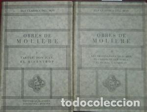 Libros: Obres de Moliere, 8 volums. Els classics del Mon. Editorial Barcino - MOLIERE - Foto 2