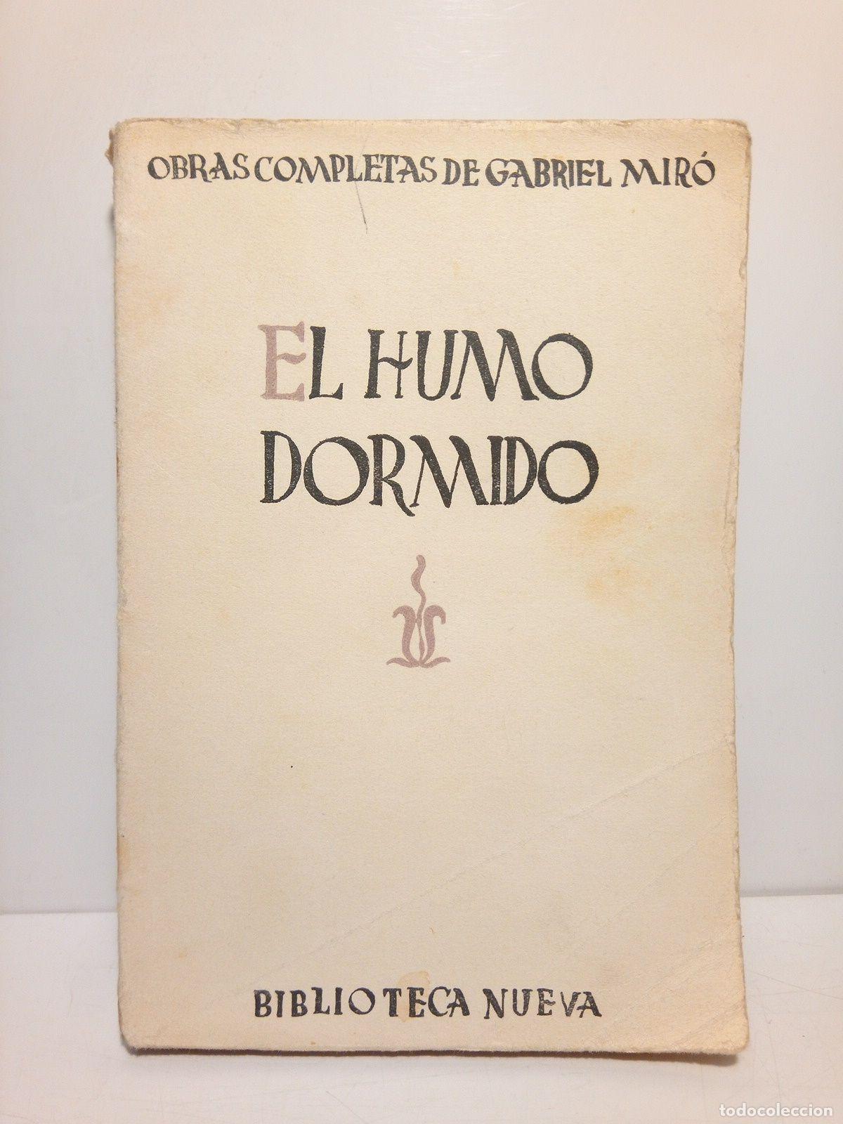 Libros: MIRO, Gabriel - El humo dormido - Foto 1