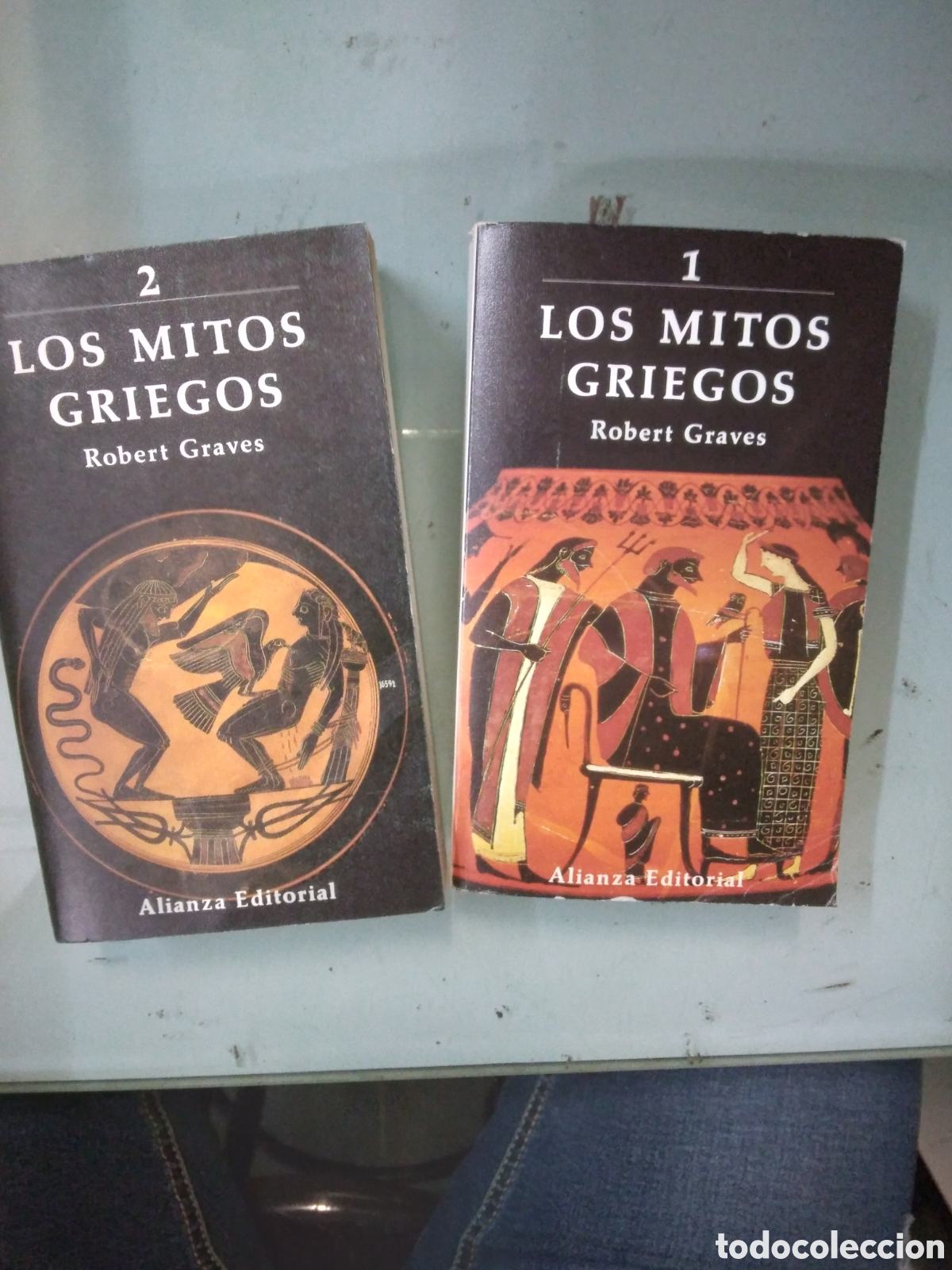 Libros: Robert Graves, Los mitos griegos, Alianza,2 tomos - Foto 1
