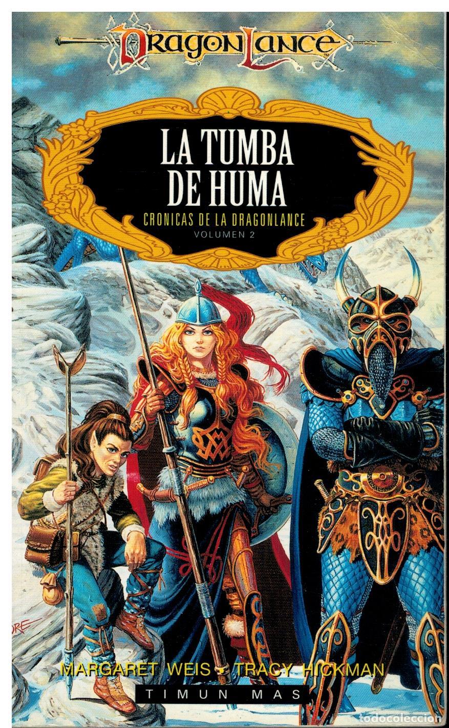 Libros: CR&Oacute;NICAS DE LA DRAGONLANCE. Vol. 2. LA TUMBA DE HUMA. - Foto 1