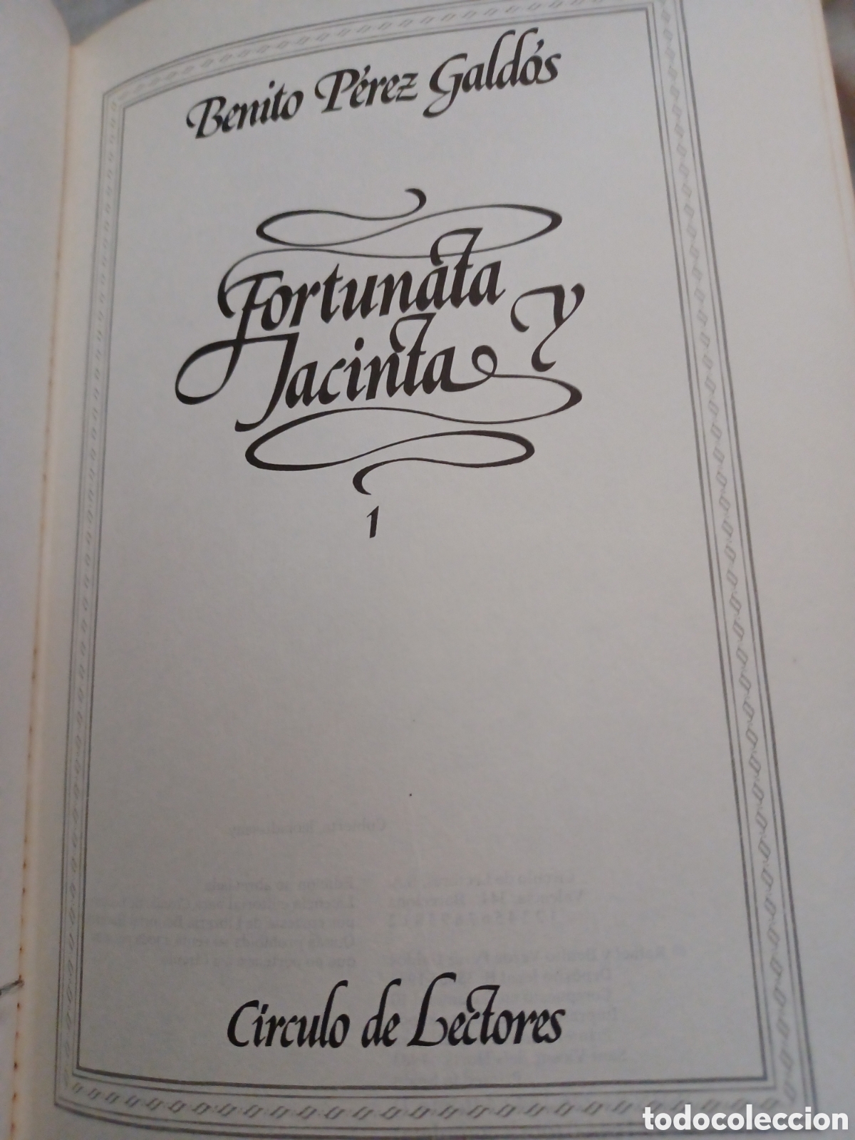 Libros: Barybook C34 Fortunata y jacinta C&iacute;rculo de Lectores - Foto 2