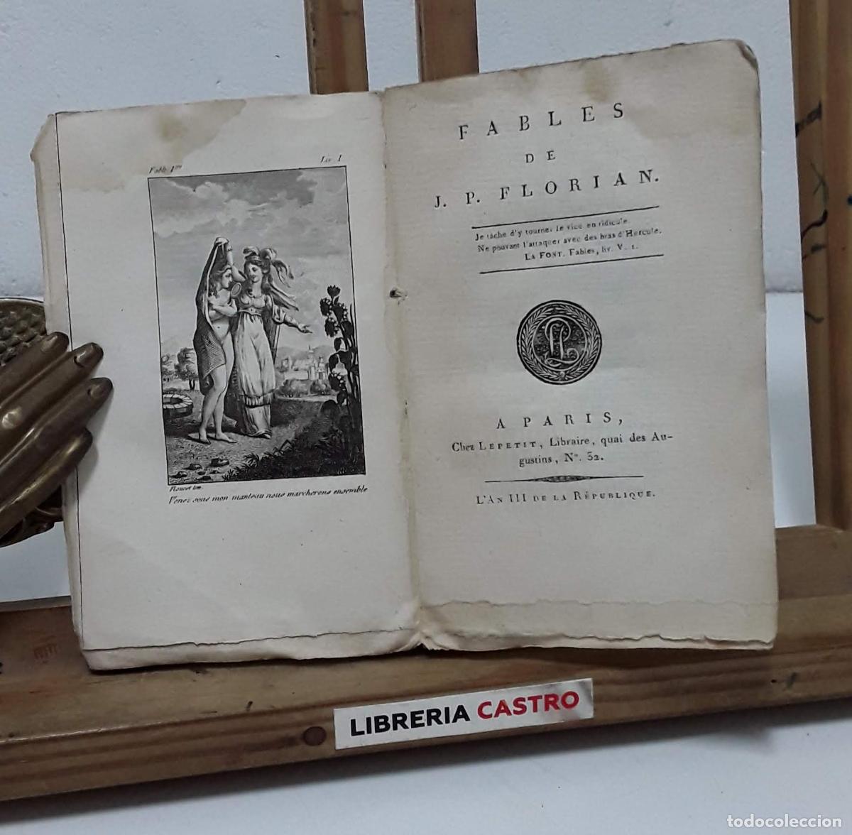 Libros: Ouvres de J. P. Florian. Fables - J. P. Florian. - Foto 1