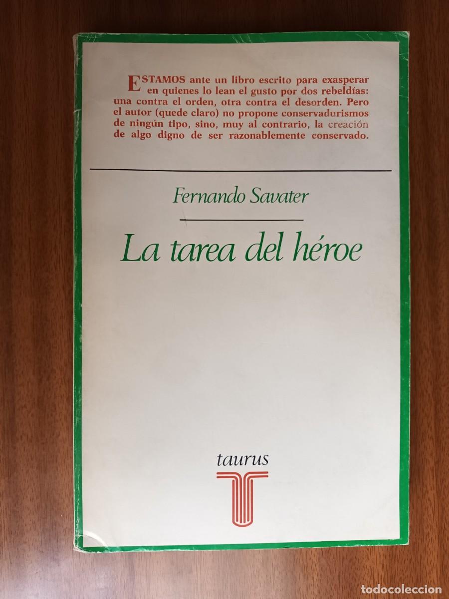 Libros: La tarea del h&eacute;roe ~ Fernando Savater - Foto 1