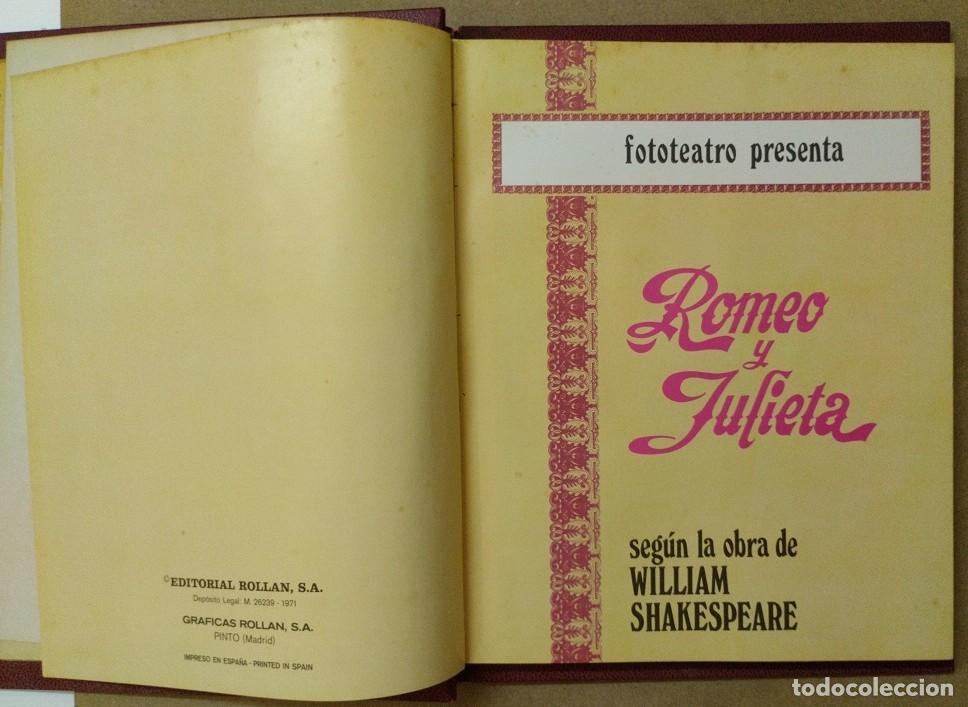 Libros: Libro fotonovela &rdquo;Romeo y Julieta&rdquo;. 1971 - Foto 2