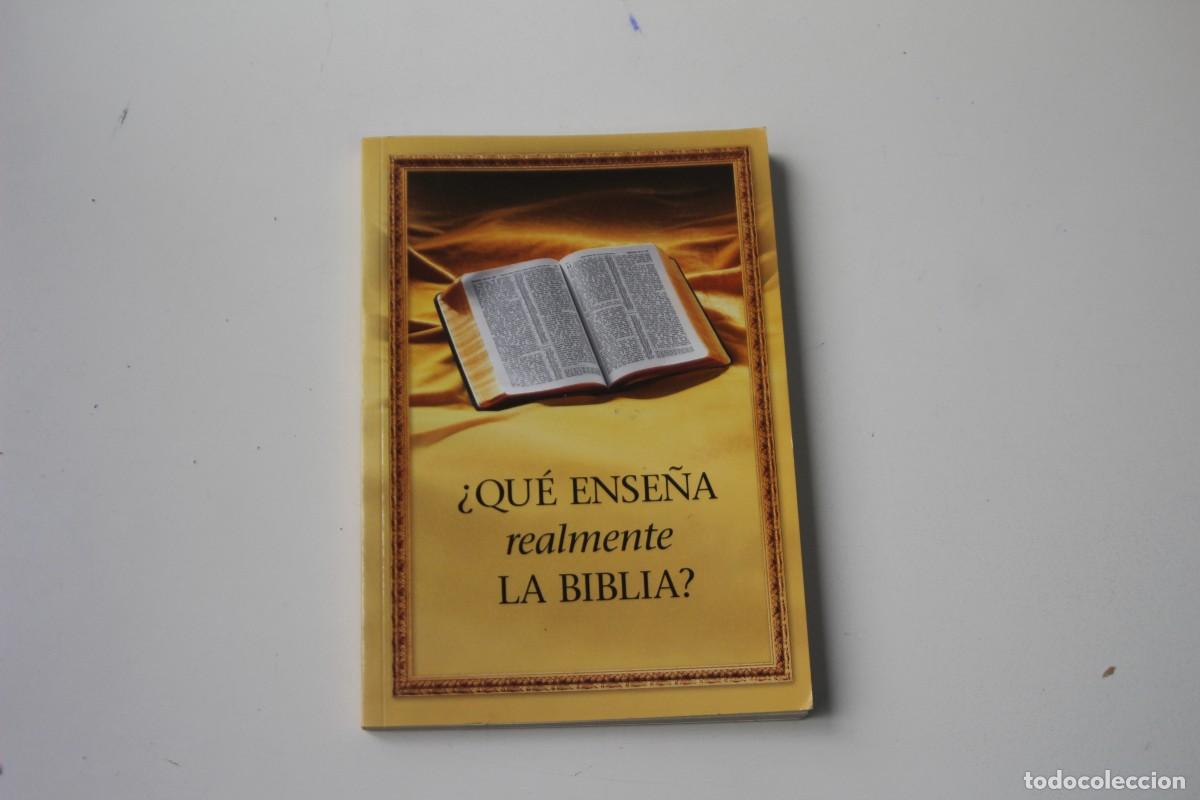 Libros: QUE ENSE&Ntilde;A REALMENTE LA BIBLIA - Foto 1