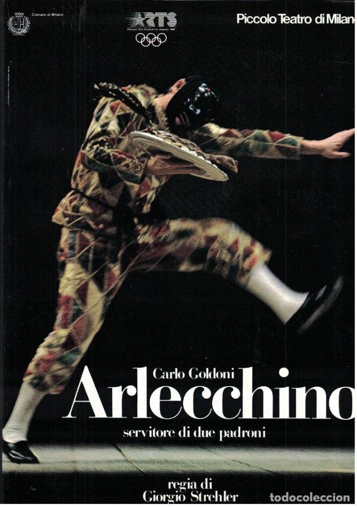 Libros: ARLECHINO. Servitore di due padroni. Programa. - Goldoni. Carlo, - Foto 1
