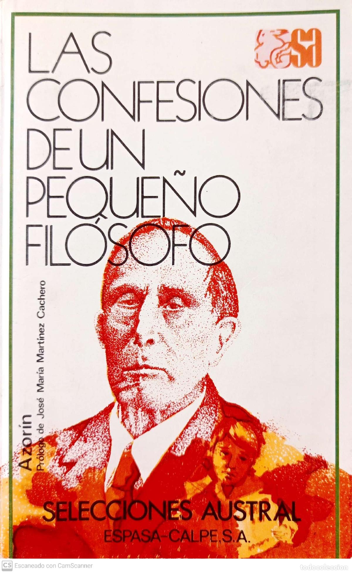 Libros: Las Confesiones de un peque&ntilde;o fil&oacute;sofo - Azor&iacute;n - Foto 1