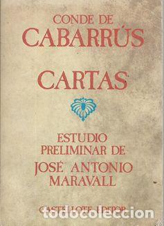 Libros: CARTAS - CABARR&Uacute;S, CONDE DE - Foto 1