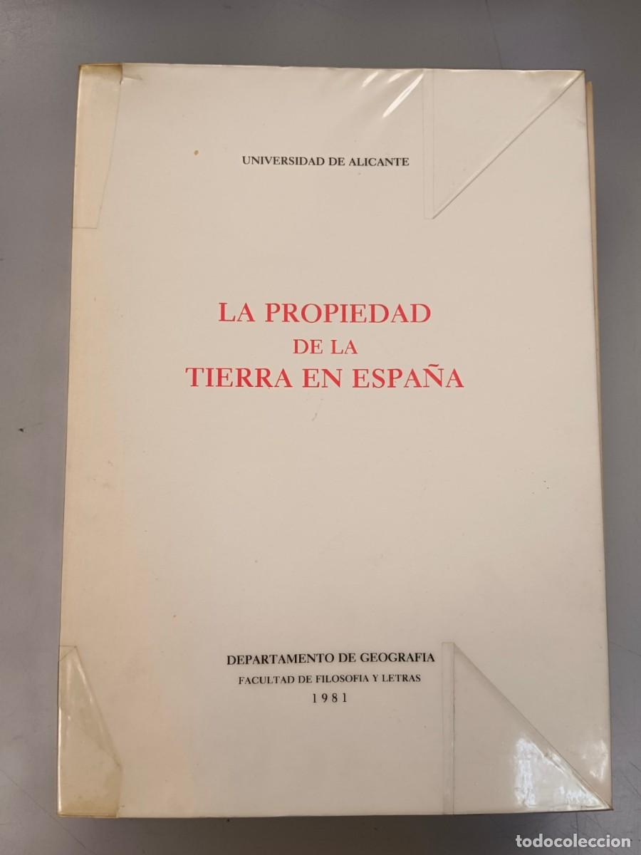 Libros: LA PROPIEDAD DE LA TIERRA EN ESPA&Ntilde;A - VV.AA. - Foto 1