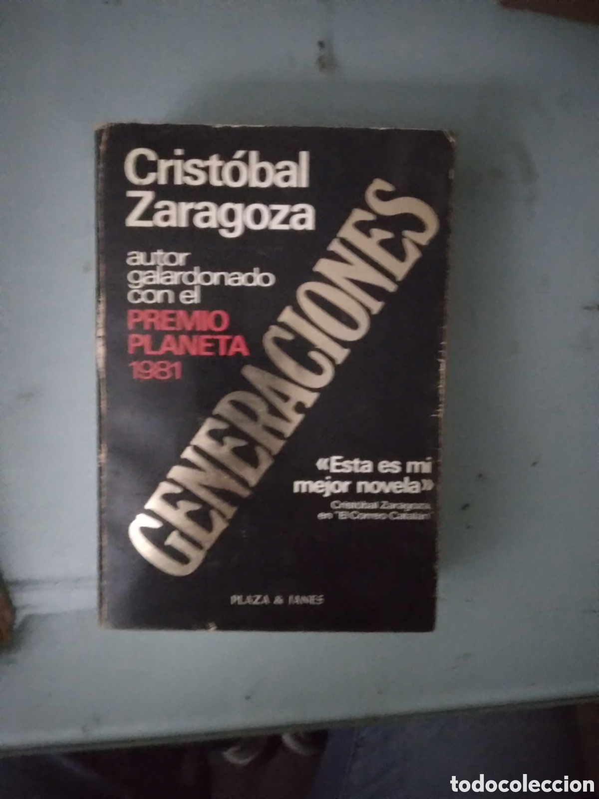 Libros: Crist&oacute;bal Zaragoza, Generaciones, Plaza Janes - Foto 1