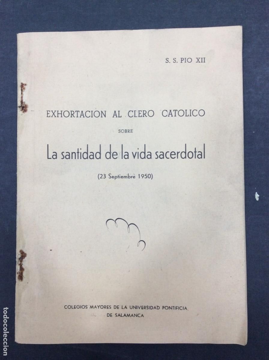 Livres: La santidad de la vida sacerdotal -- 1950