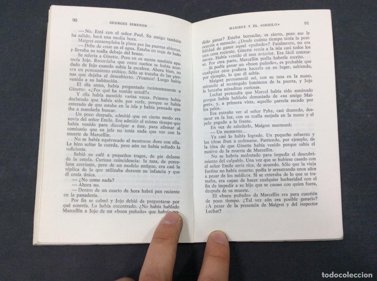Libros: MAIGRET Y EL GIGOLO - SIMENON - Foto 3