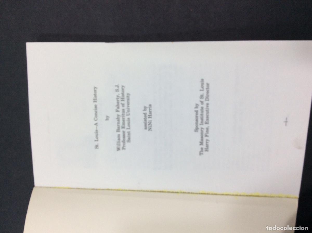 Libros: St.Louis - A CONCISE HISTORY - Foto 2