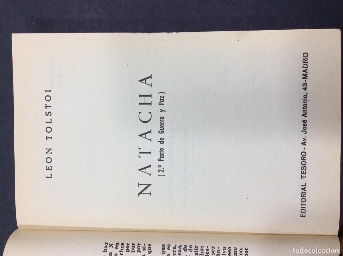 Libros: Natacha.Parte 1 y 2 de guerra y paz. Le&oacute;n Tolstoi. - Foto 5