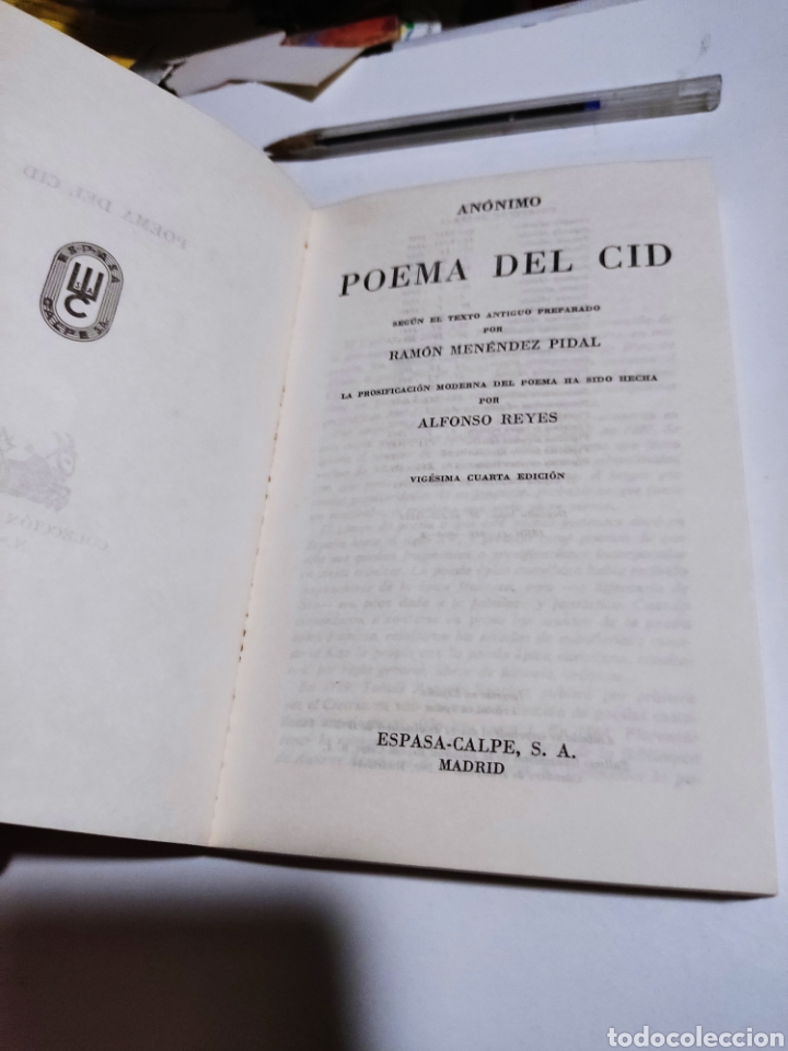 Libros: Libro poema del Cid, colecci&oacute;n austral - Foto 3