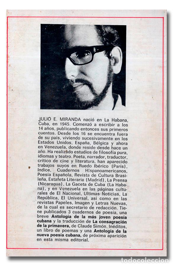 Libros: MIRANDA (Julio E.), comp. Antolog&iacute;a del nuevo cuento cubano - Foto 2