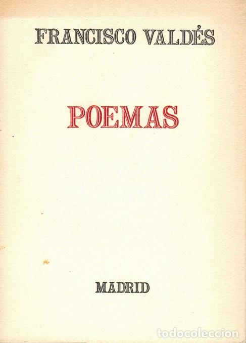 Libros: VALD&Eacute;S, Francisco. Poemas - Foto 1