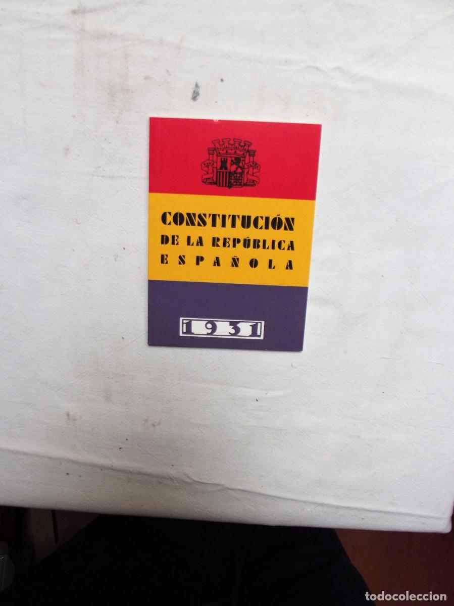 Libros: CONSTITUCION DE LA REPUBLICA ESPA&Ntilde;OLA - Foto 1