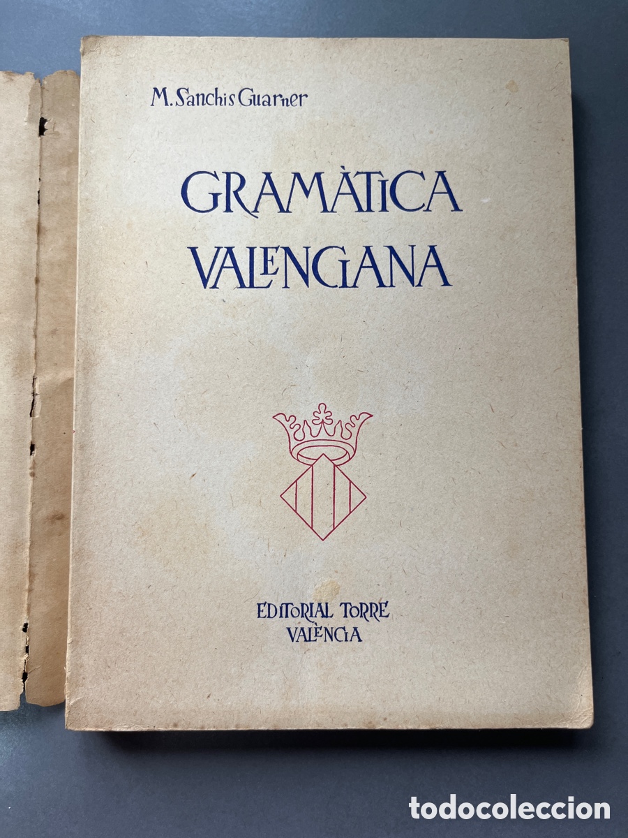 Libros: Gram&aacute;tica Valenciana. M.Sanchis Guarner (1950) - Foto 3