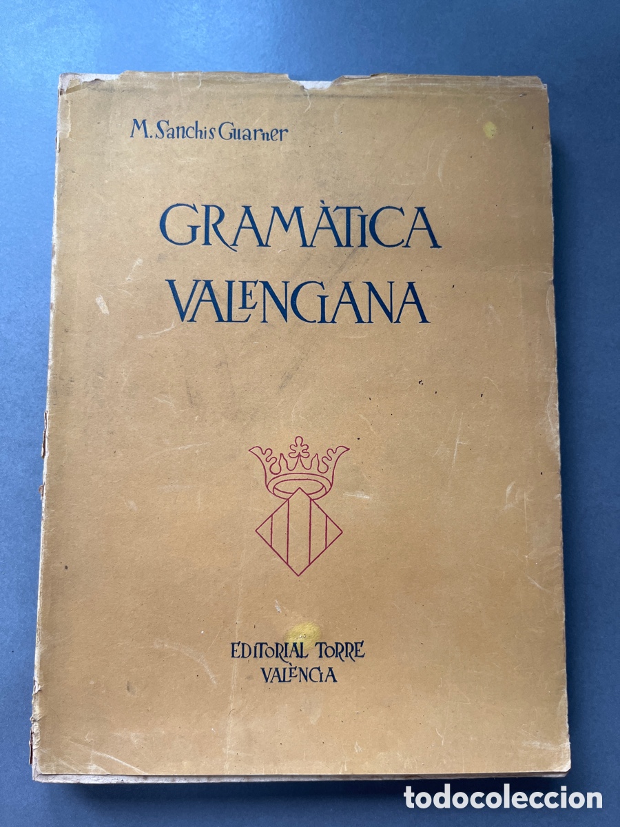 Libros: Gram&aacute;tica Valenciana. M.Sanchis Guarner (1950) - Foto 1