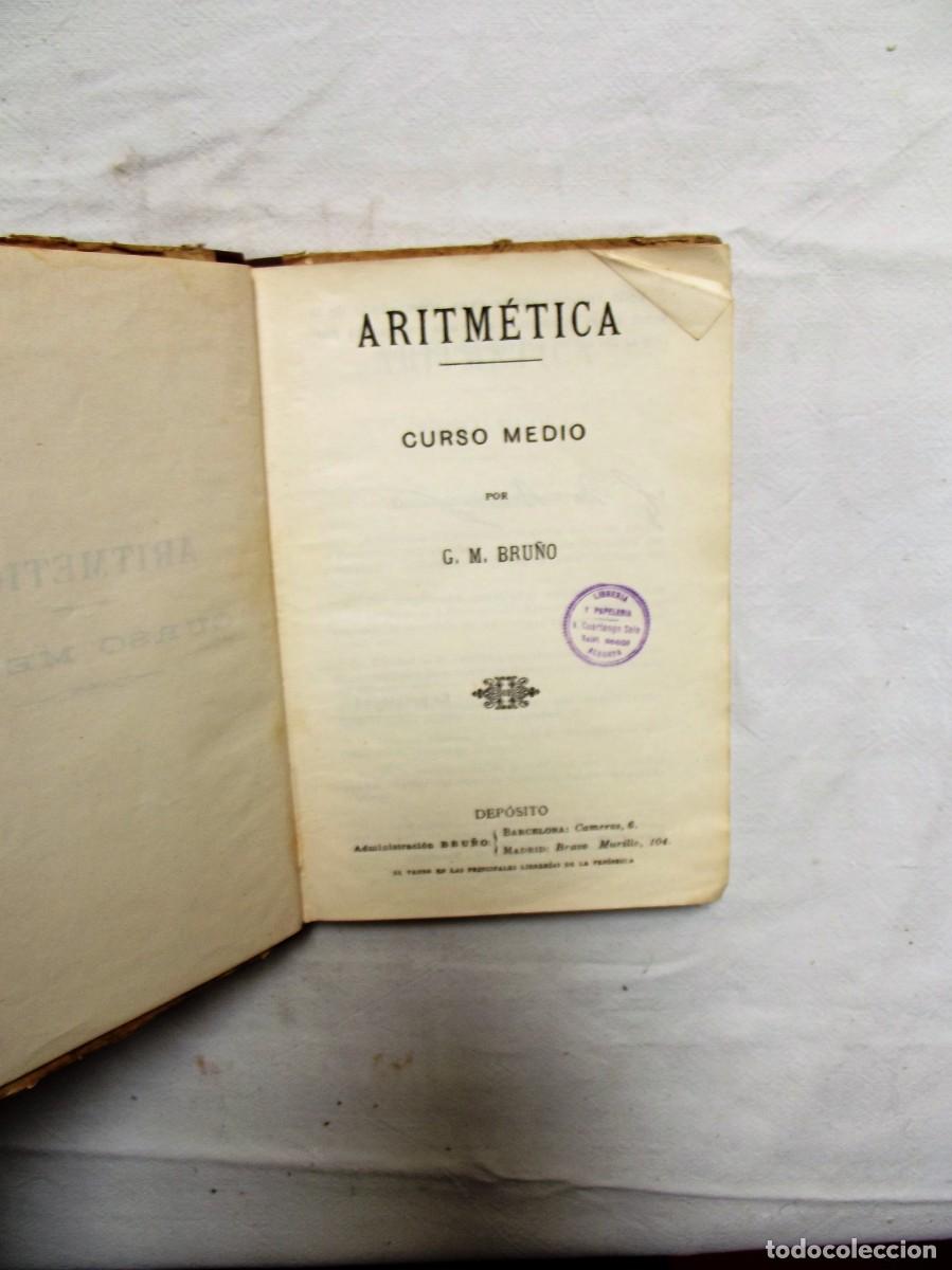 Libros: ARITMETICA SEGUNDO GRADO DE G. M. BRU&Ntilde;O - Foto 2