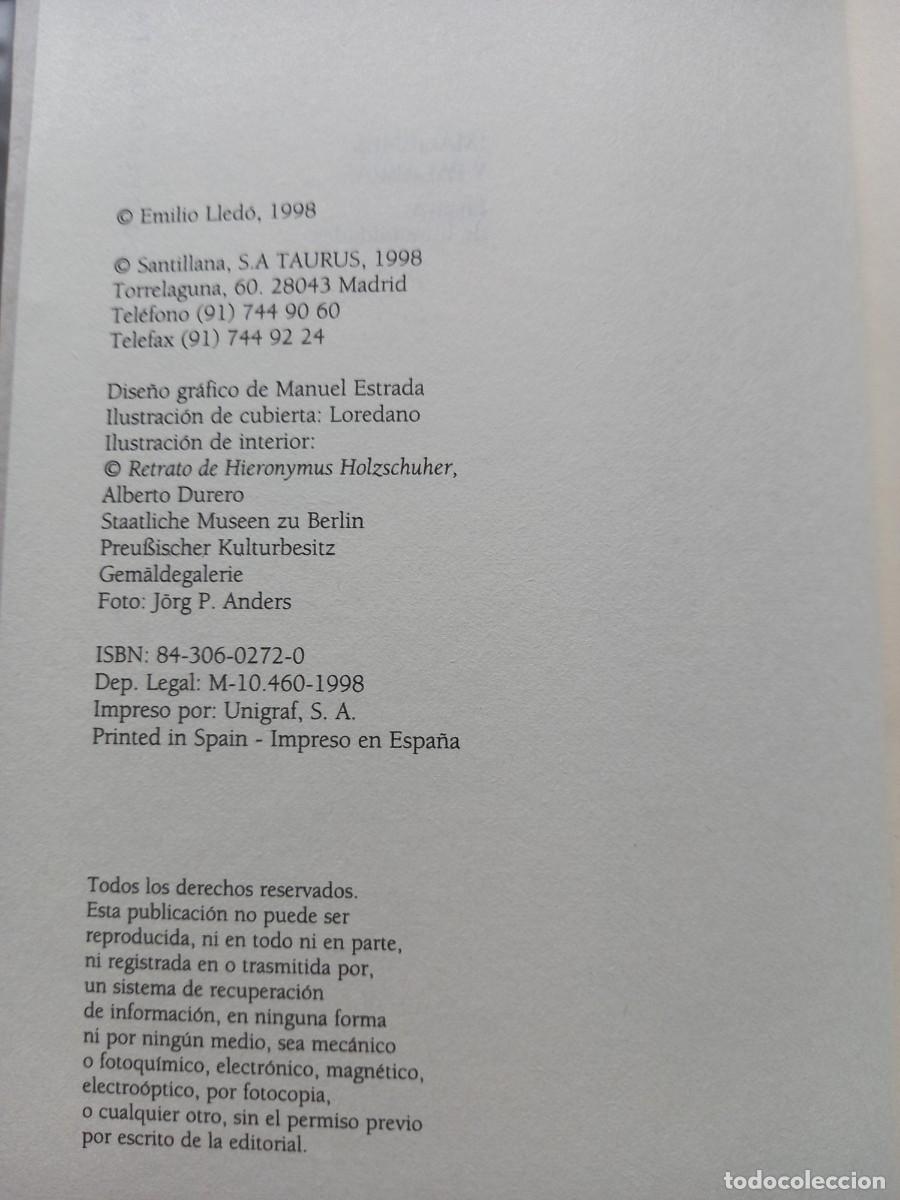 Libros: IM&Aacute;GENES Y PALABRAS - EMILIO LLED&Oacute; - ED. TAURUS - 1998 - Foto 7