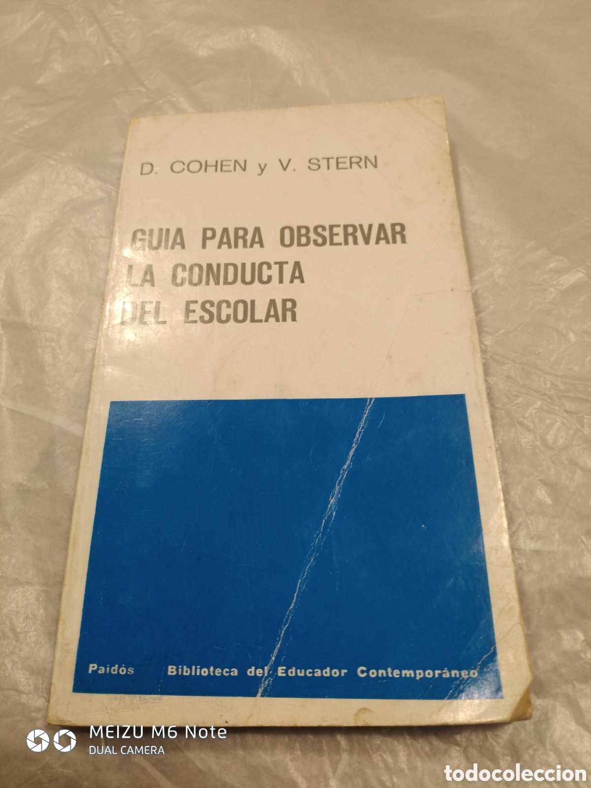 Libros: D. Cohen y V. Stern Gu&iacute;a para observar la conducta escolar 1965
