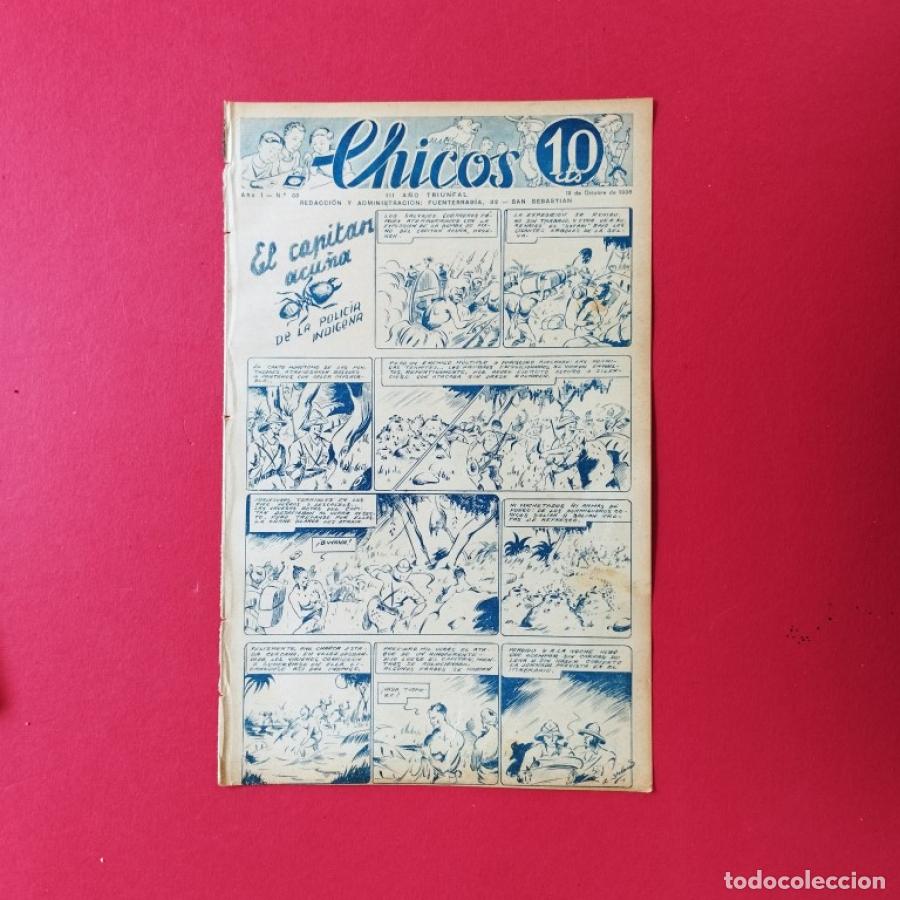 Libros: Chicos. A&ntilde;o 1, n&ordm; 33. 19 de octubre de 1938. - - Foto 1