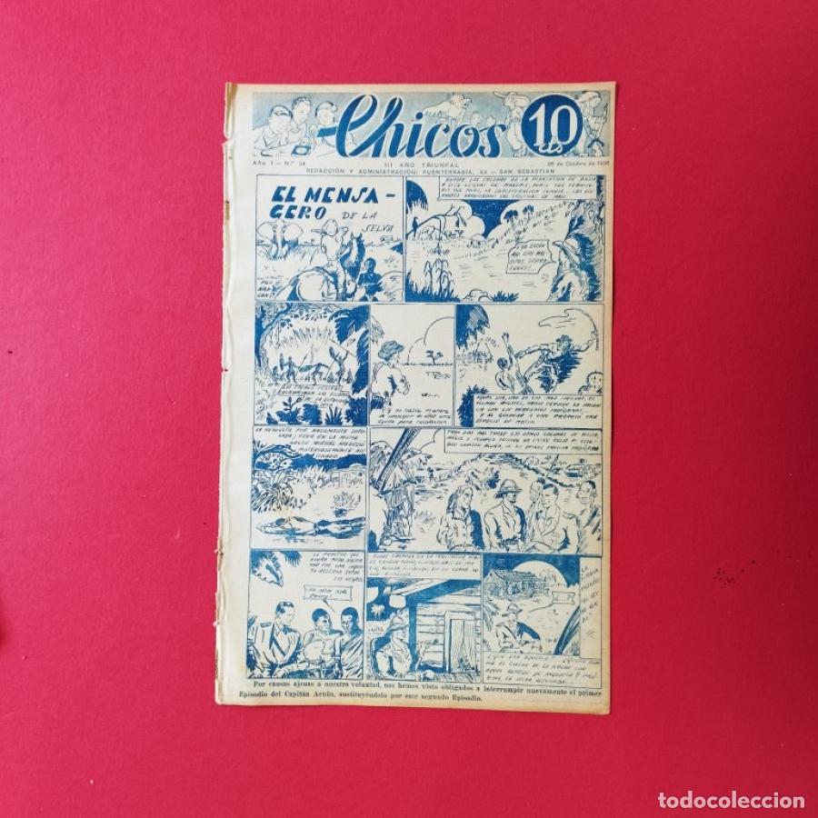 Libros: Chicos. A&ntilde;o 1, n&ordm; 34. 26 de octubre de 1938. -