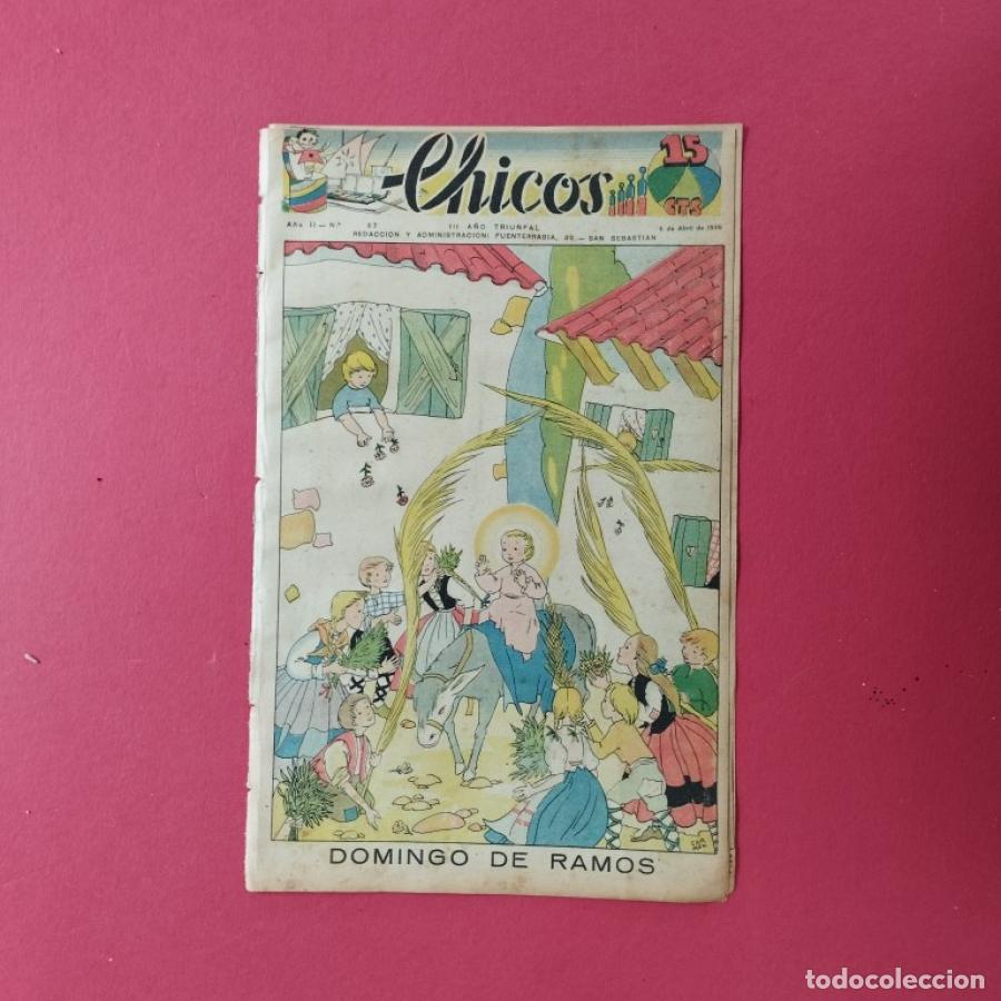 Libros: Chicos. A&ntilde;o II, n&ordm; 57. 5 de abril de 1939. - - Foto 1