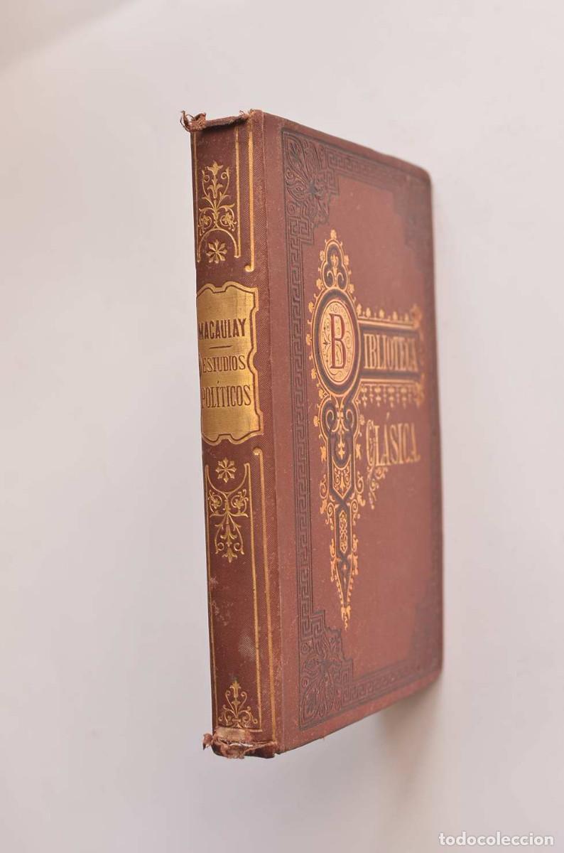 Libros: Estudios pol&iacute;ticos - MACAULAY, Lord - Foto 2