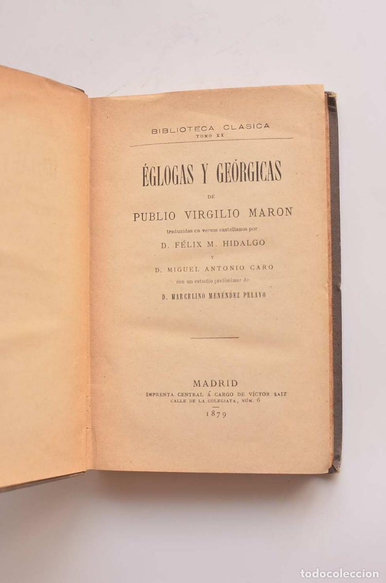 Libros: &Eacute;glogas y Ge&oacute;rgicas - VIRGILIO - Foto 3