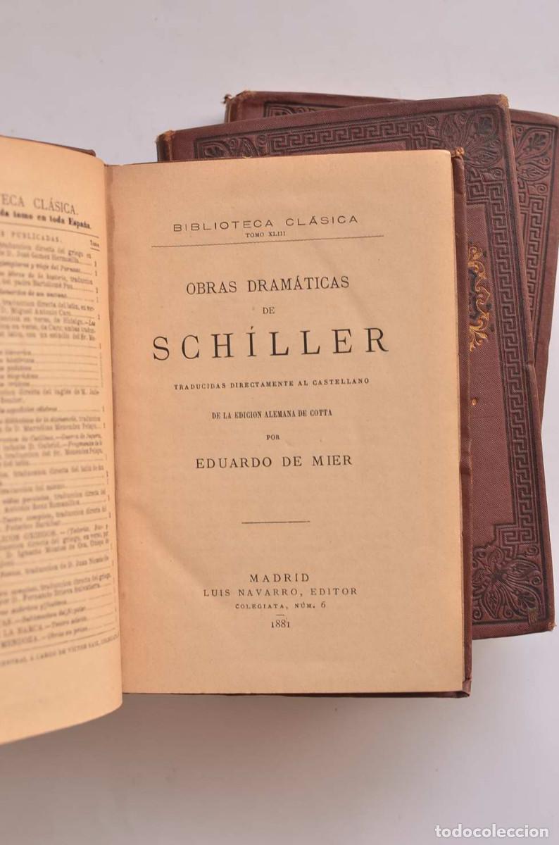 Libros: Schiller. Teatro completo - SCHILLER, Friedrich - Foto 3