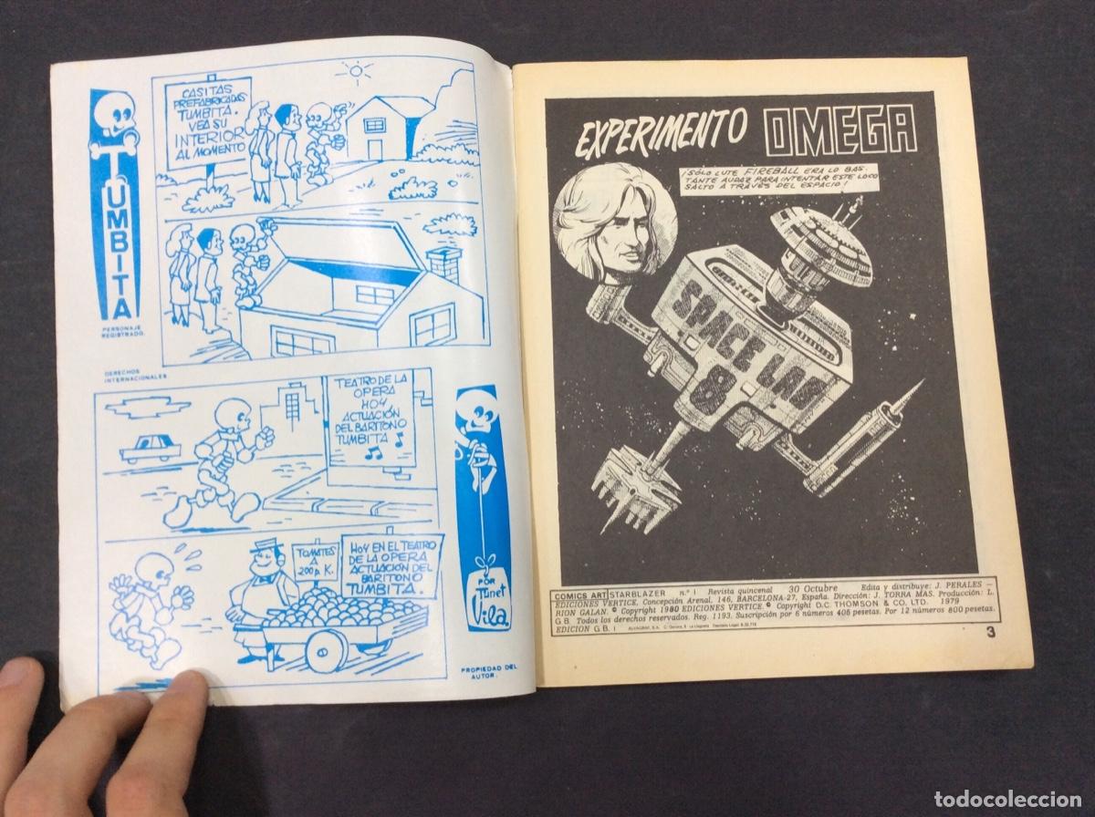 Libros: ODISEAS DEL ESPACIO PRESENTA STARBLAZER EL EXPERIMENTO OMEGA - Foto 2