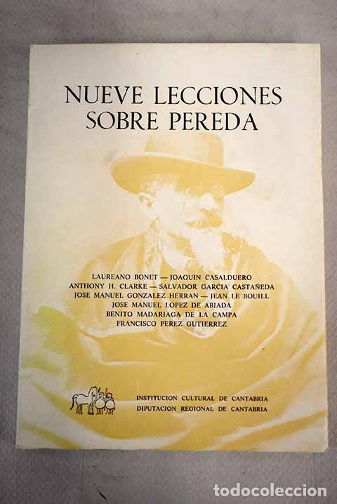 Libros: Nueve lecciones sobre Pereda - Foto 1