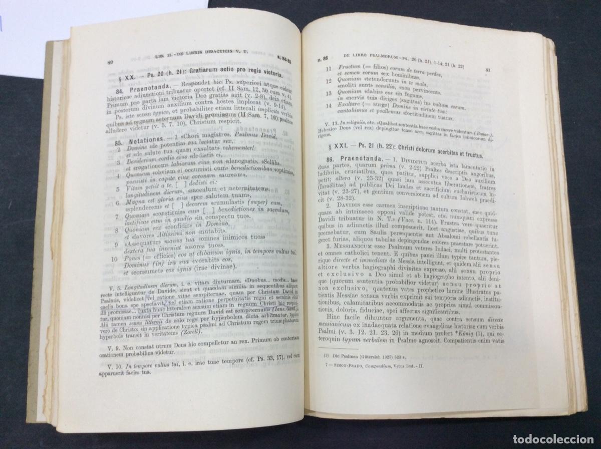 Libros: PRAELECTIONUM BIBLICARUM COMPENDIUM.III - Prado - Foto 3