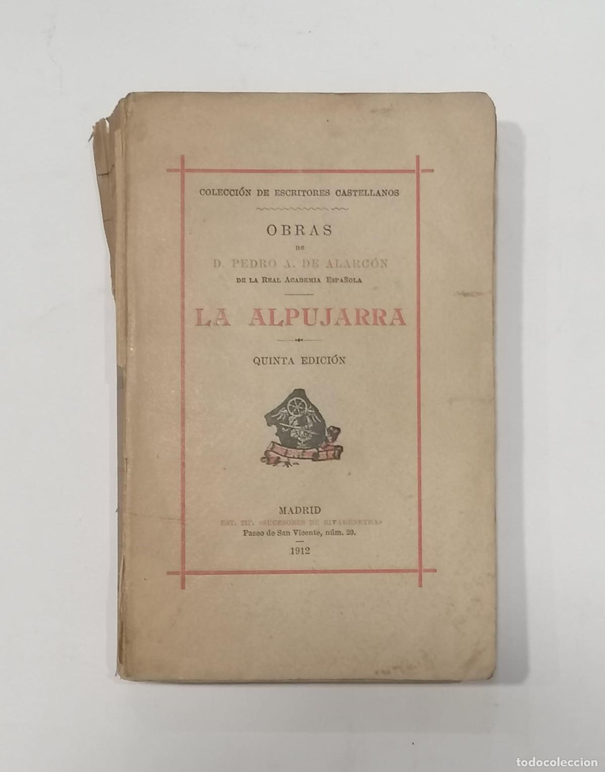 Libros: ALARC&Oacute;N, Pedro Antonio de. - La alpujarra. - Foto 1