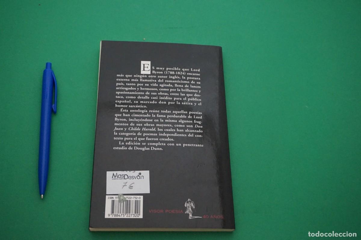 Libros: AMF-30C/ POEMAS ESCOGIDOS - LORD BYRON / VISOR LIBROS - Foto 4