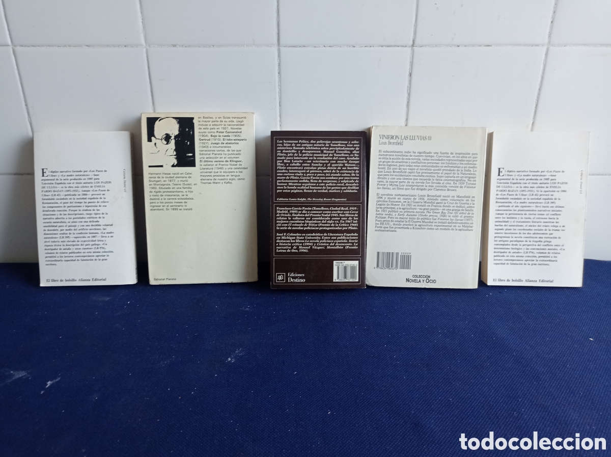 Libros: LOTE 5 LIBROS VARIOS, ESTADOS ACEPTABLE - Foto 2