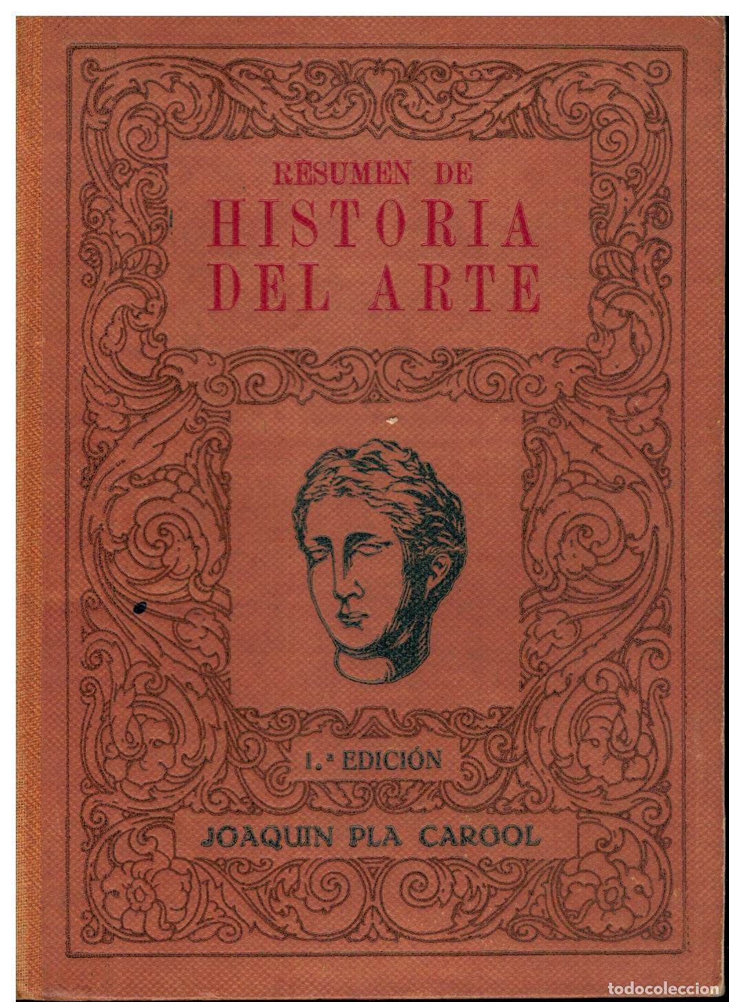 Libros: RESUMEN DE HISTORIA DEL ARTE. 1&ordf; edici&oacute;n. - Foto 1