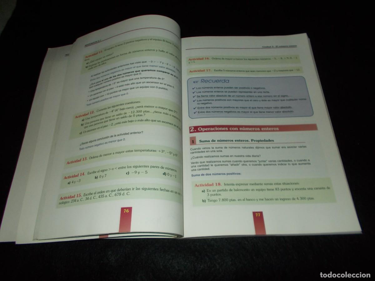 Libros: MATEM&Aacute;TICAS 1. SAFEL 1999. MATEM&Aacute;TICA. LIBRO - Foto 3