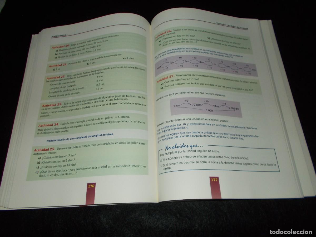 Libros: MATEM&Aacute;TICAS 1. SAFEL 1999. MATEM&Aacute;TICA. LIBRO - Foto 6