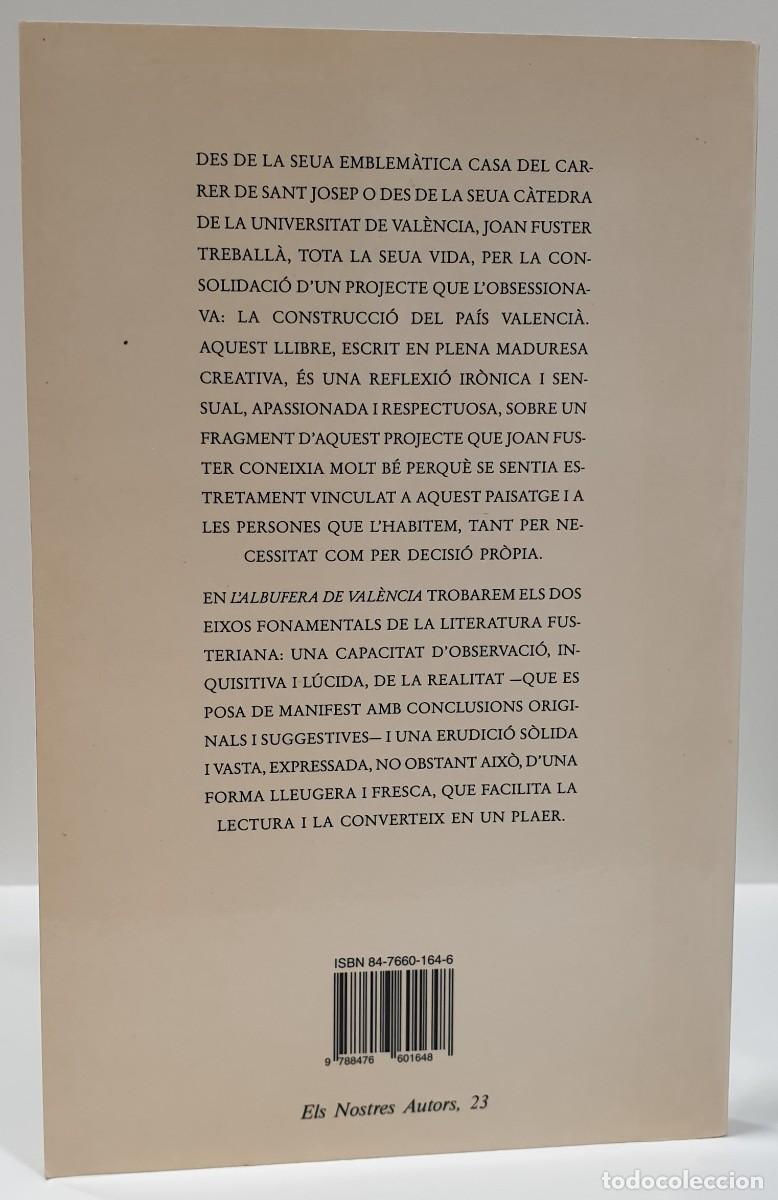 Libros: LALBUFERA DE VAL&Egrave;NCIA - Joan Fuster ~ - Foto 2