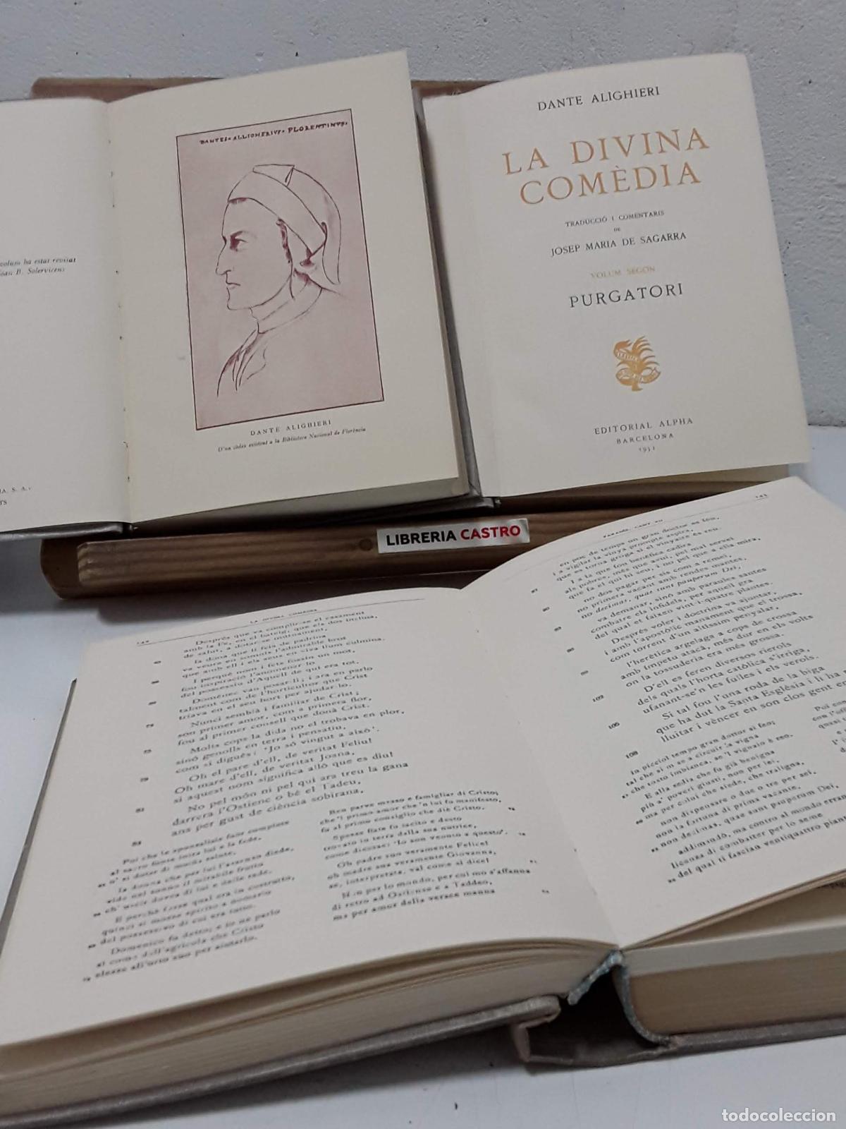 Libros: La Divina Comedia (III Volums) - Dante Alighieri. - Foto 1