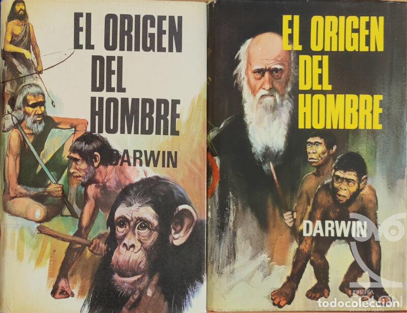Libros: El origen del hombre - 2 Vols. (Completa) - Charles Darwin - Foto 1