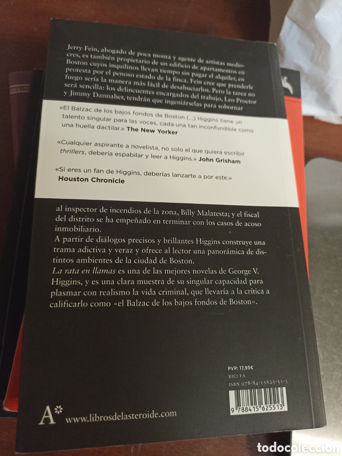 Libros: La rata en lamas George V. Higgins , libros del asteroide - Foto 2