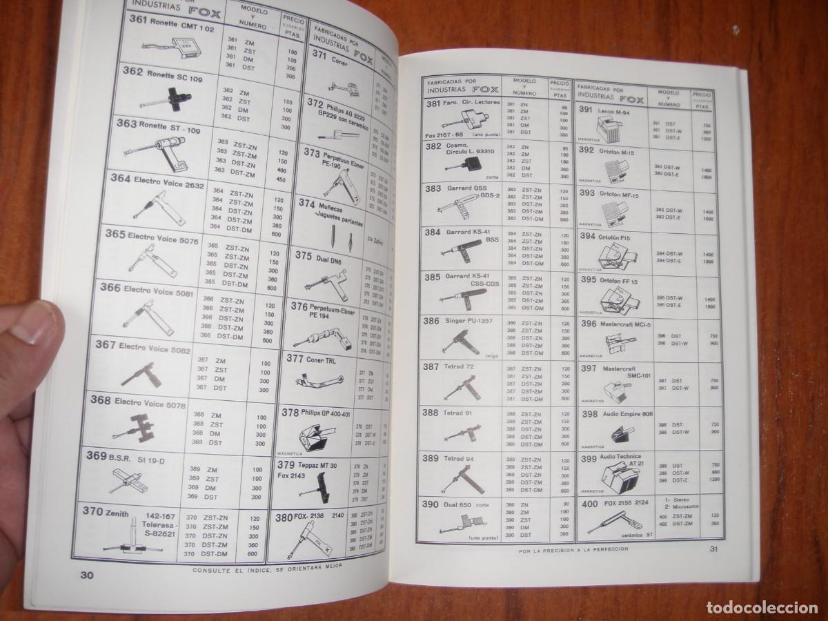 Libros: CATALOGO AGUJAS DIAMANTE Y ZAFIRO MARCA FOX - Foto 2