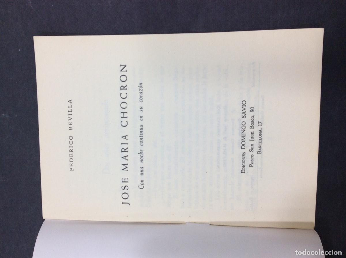 Libros: JOS&Eacute; MAR&Iacute;A CHOCRON - Federico revilla - Foto 2